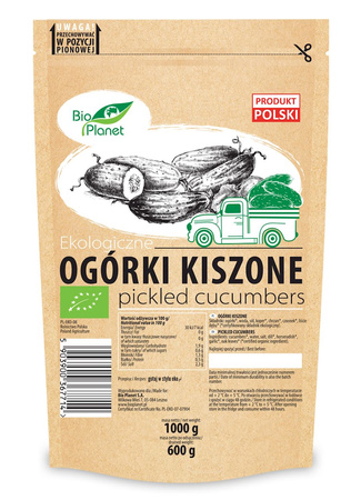 Ogórki Kiszone Bio 1 kg (600 g)
