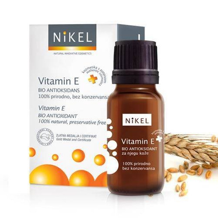 "Witaminowe serum 100% naturalne z witaminą E, 10ml"