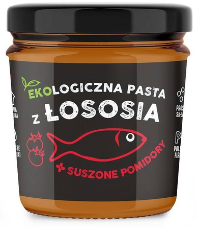 Pasta z Łososia z Suszonymi Pomidorami Bio 90 g