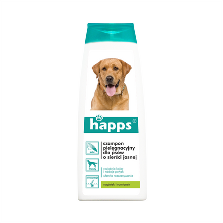 Szampon pielęgnacyjny dla psów o jasnej sierści 200 ml - Happs